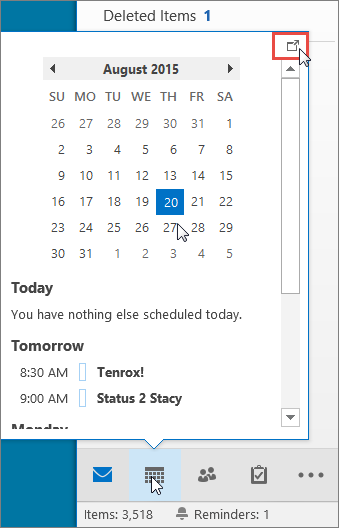 Microsoft outlook for mac calendar print options